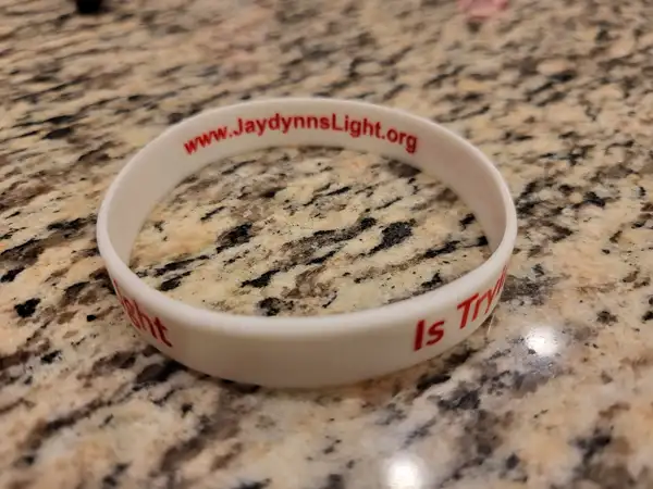 Jaydynns Light Wrist Band Back